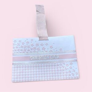 Christian Dior Beauty Pink/Silver/ White Gift Bag